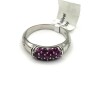 Sterling Silver Natural Rubies (0.50ct) Ring, Size 7, W/A $600.00. Ruby is the birthstone for July.