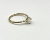 10KT Yellow Gold Natural White Zircon (0.85ct) Ring, Size 6.5, W/A $730.00. - 4