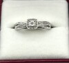 Sterling Silver Natural Diamond (0.10ct) Ring, Size 7, W/A $560.00. Diamond is the birthstone for April.