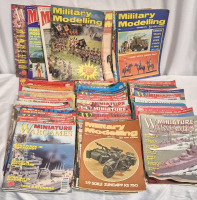 90+ Vintage UK Publications "Miniature War Games" & "Military Modeling" Magazines