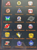 National Hockey League 75th Anniversary Historic Pin Collection . 43 NHL Pins in Frame . Measures 14.5"&times;11.5" - 3