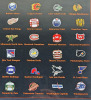 National Hockey League 75th Anniversary Historic Pin Collection . 43 NHL Pins in Frame . Measures 14.5"&times;11.5" - 4