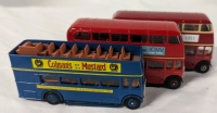 3 Diecast EFE Model Busses Longest is 4".