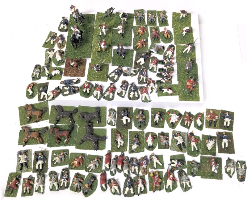 CASUALTIES! 108 Handpainted 28mm Cast Metal & Plastic Wargaming Casualties, Many on Flocked Bases : Assorted Wars & Centuries | Up to 2" Tall