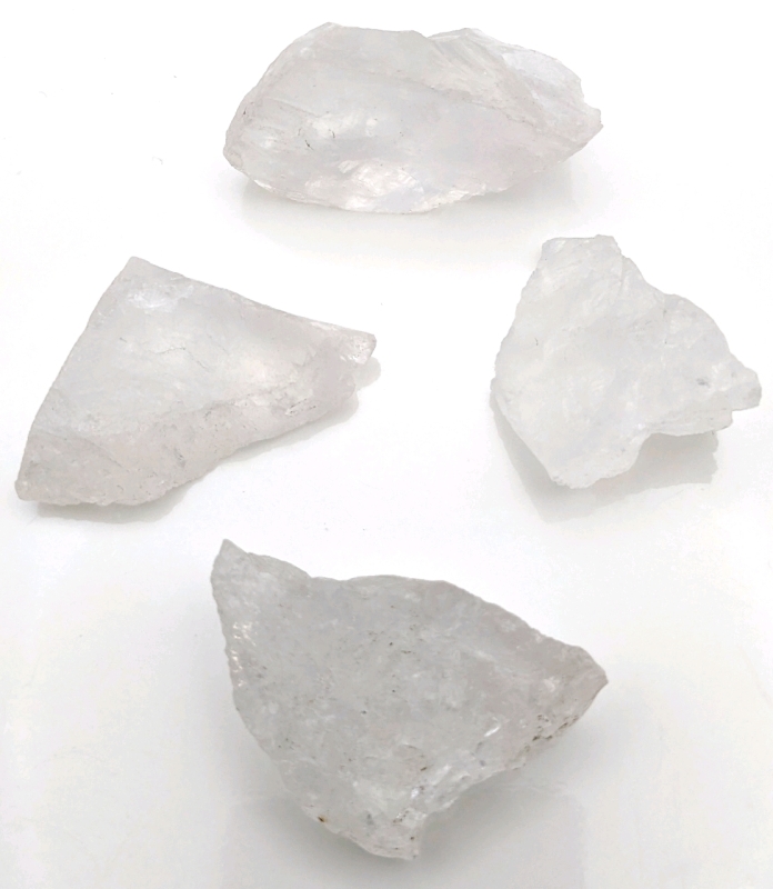 4 Clear Quartz Stones