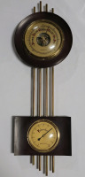 Vintage Wesrclox Wall Barometer & Thermometer , Made in Germany