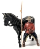 4 BRITAINS 1980s Lead-Based Enameled Royal Canadian Mounted Police | 3.5" Tall - 3