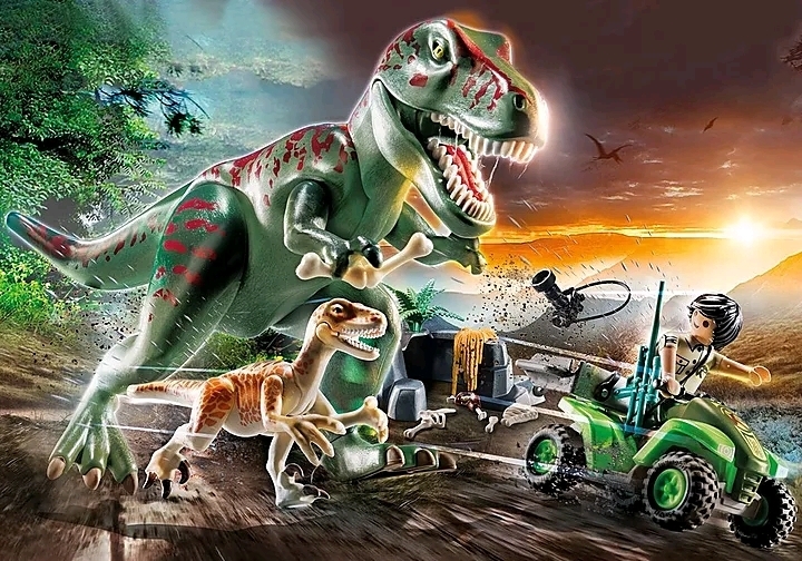 New PLAYMOBIL Dinos T-Rex Attack Promo-Pack #71182 (20 PCs)