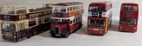 EFE Diecast Model Bus Lot Of 4 Including 2 Daimer DMS, Daimler Fleetling & Guy Arab II Utility