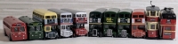 11 Diecast Oxford Busses & Team Car Lot Approx 2.5"