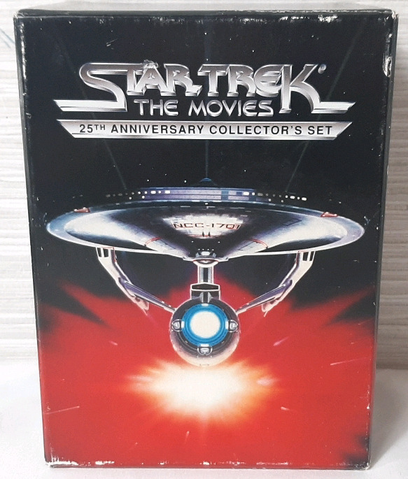 Star Trek The Movies 25th Anniversary Collector's VHS Box Set - All Tapes Are Still Sealed