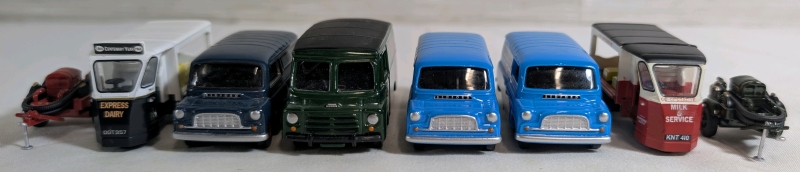 8 Diecast Car Models