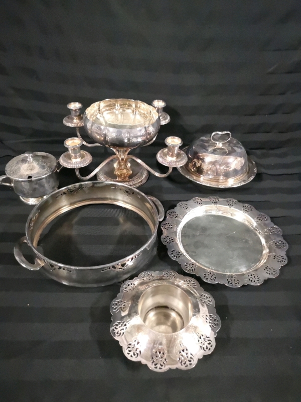 Vintage Silverplate Serving Dishes