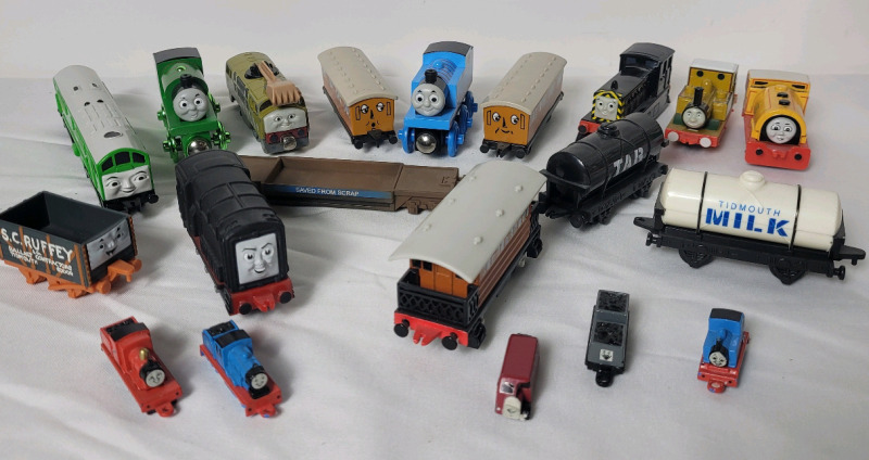 Twenty (20) pcs. Thomas The Train Lot . Various Trains from Thomas the Train Sets