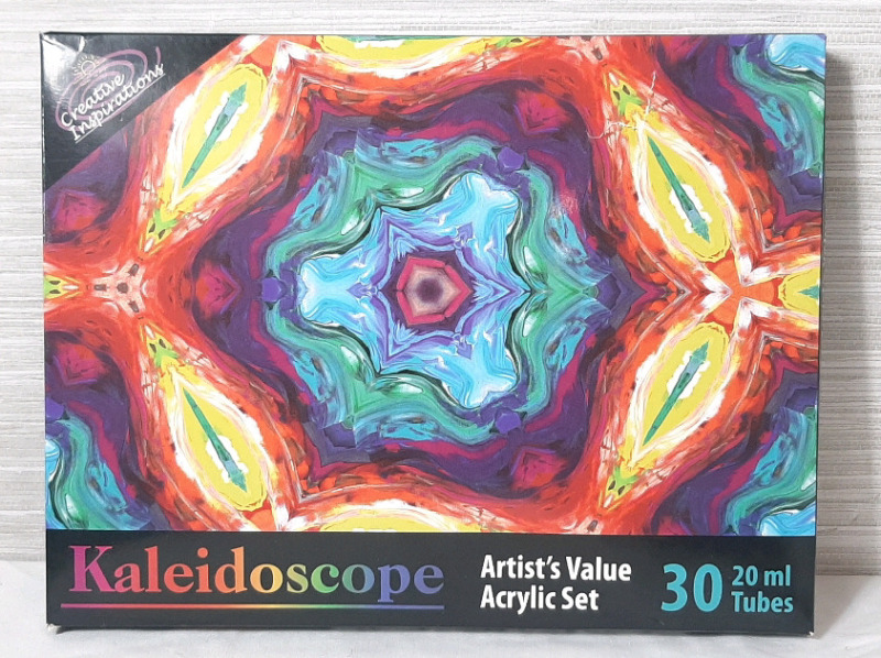 New Kaleidoscope Acrylic Set with 30 20ml Tubes