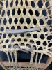 Vintage Torpedo-Style Wood & Rawhide Snowshoes! | 13.75" Wide x 42.25" Long ea - 5