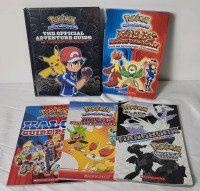 Five (5) Pokémon : Stats and Facts Pokémon Books