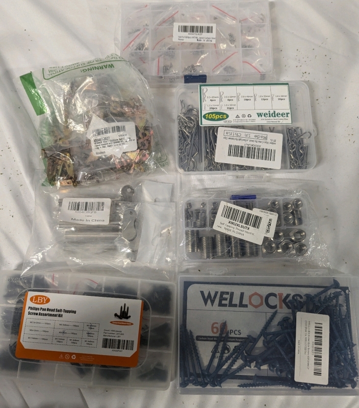 Assorted Hardware Lot - Screws, Cotter Pins and More!