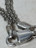 925 Sterling Silver Italy Double Chain With Lobster Stamped Clasp - 3