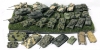 32 Handpainted Plastic Wargaming Tanks and Armored Vehicles | 2" - 6" Long incl Gun Barrels (Note: Most Tops are Removable)