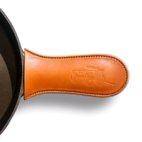 New Leather Cast Iron Skillet Handle Cover by Lancaster Cast Iron