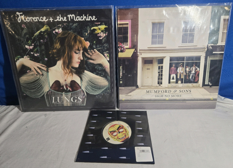 3 | Vinyls " Florence+ The Machine; Lungs, Mumford & Sons; Sigh No More, & Andy Shauf; Satan " LP Records