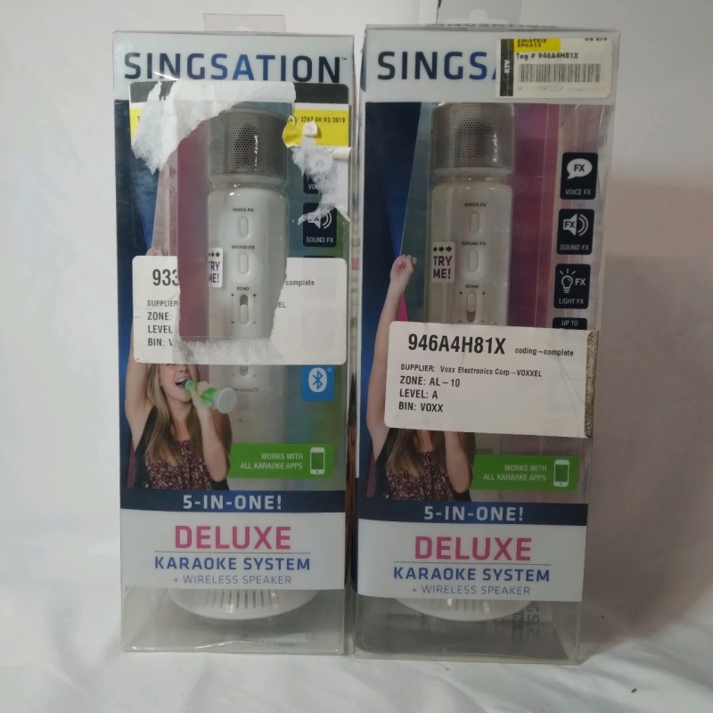 2 New Singsation 5 in one Karaoke System SPKA15