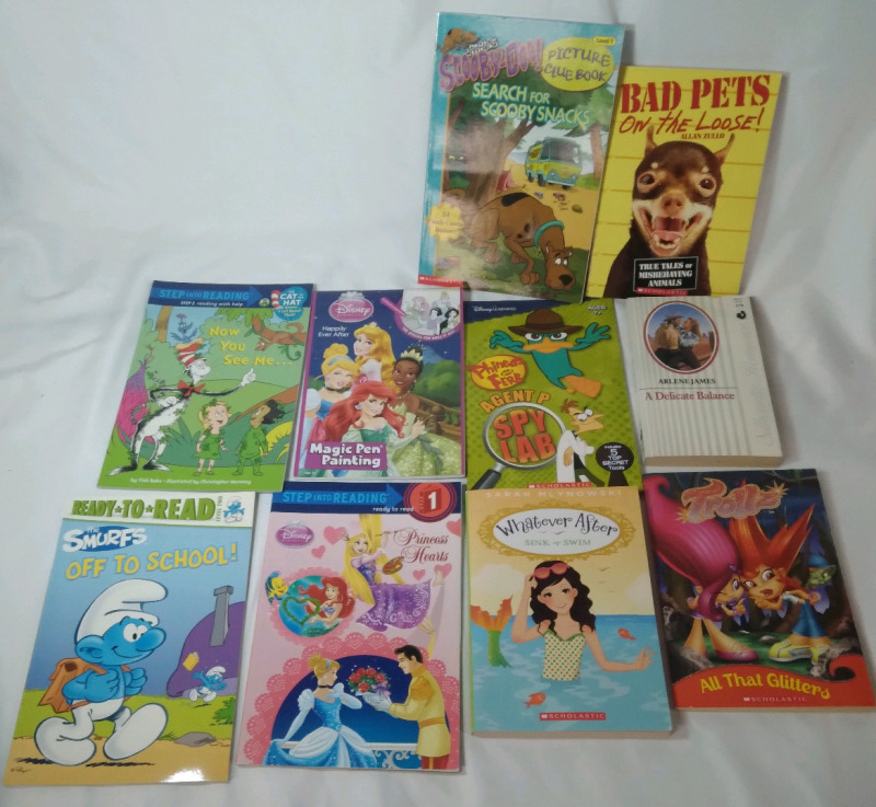 10 Various Childrens Books See photo For Titles