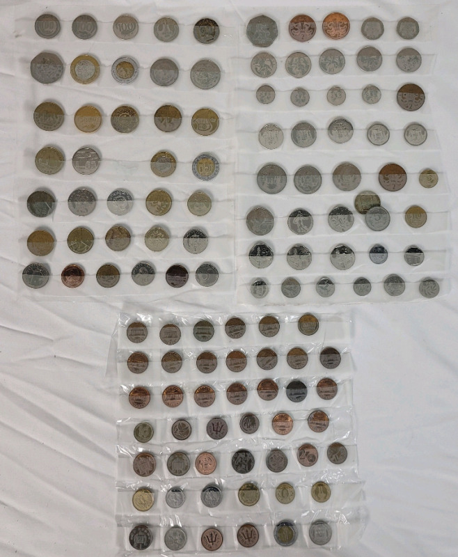 120+ World Coin & Token Lot . USA , Great Britain , Jamaica , Aruba , Barbados , France plus more