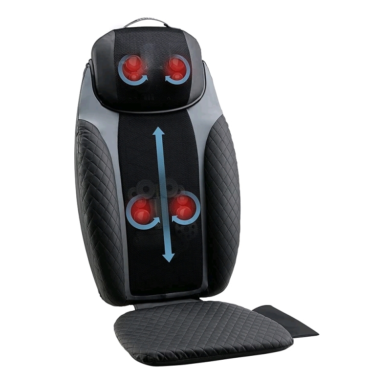 New , Open Box - Homedics 2-in-1 Shiatsu Massage Cushion and Cordless Body Massager w/Heat . Tested Working