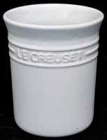 LE CREUSET 6" Poterie Crock / Utensil Holder (White) PG-1000-16