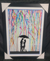 " Two Step " by Artist Marc Allante , Framed Print . Measures 29"×39"