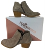 As-New Size 6M FERGALICIOUS by Fergie Baracade Doe Ankle Boots with Size Sips & Foam Insoles