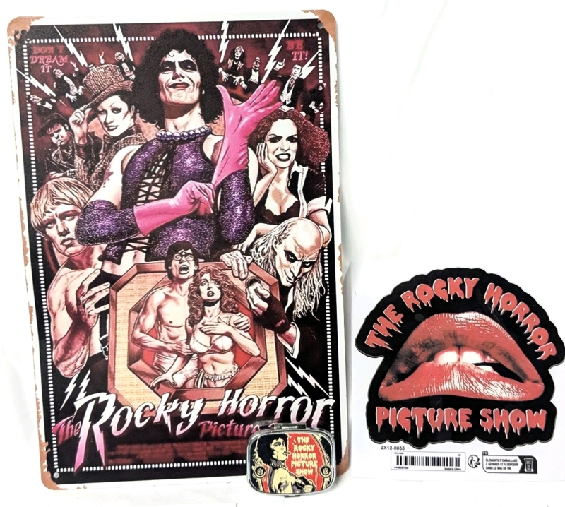 New Rocky Horror Picture Show : Tin Signs, Sticker & Pill Case