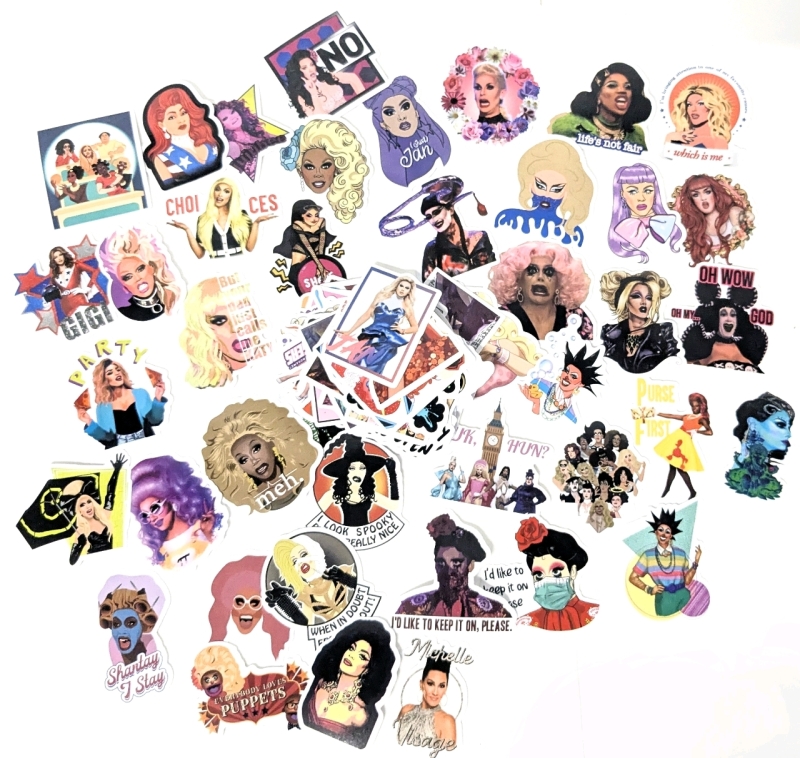 75+ New RUPAUL's DRAG RACE Stickers | Most Around 2.5" Long