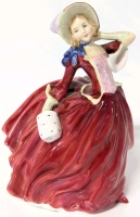 Royal Doulton "Autumn Breezes" Fine Bone China Figurine HN 1934 | 8" Tall