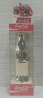 New Coca Cola's Lot Gold Tone Bottle & Coke Case Ornament