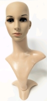 New Lady Bust Mannequin with Eyelashes | 20" Tall