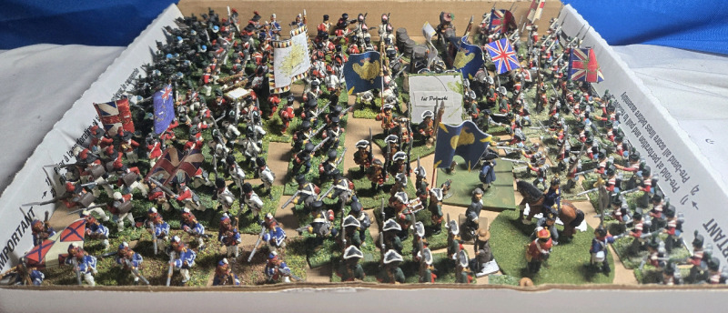 40+ Flats | Appears To Be Lead British Infantry Units ( Some Holding Flags | Tallest Troop Measures ( 1.5" Tall )