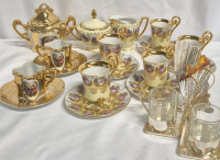 Vintage Demitasse Cups & Creamer & Sugar - Western Germany & Italy