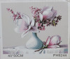 3 New Flower-Themed Paint By Numbers Kits . Each Kit measures 12"×16" - 4