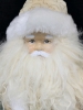 Gorgeous Large Saint Nicholas / Santa Claus Decor Figure in White Faux Fur Gold Detailed Robe | 24" / 2ft Tall! - 2