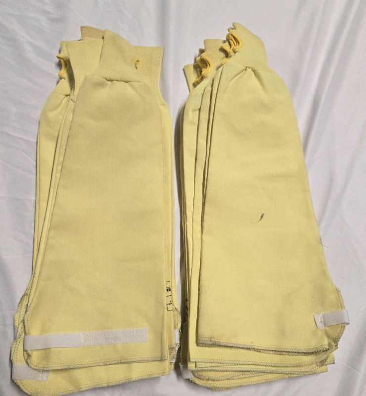 20+ Pcs | Reusable Kevlar Sleeves | Colour: Yellow