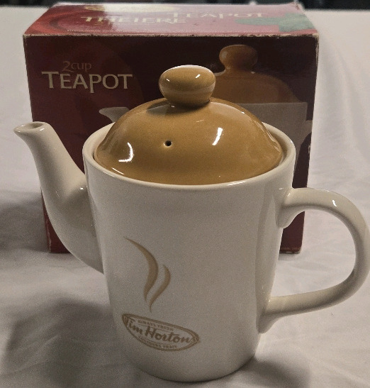 New | Tim hortons 2 Cup Teapot | 6.5" Tall