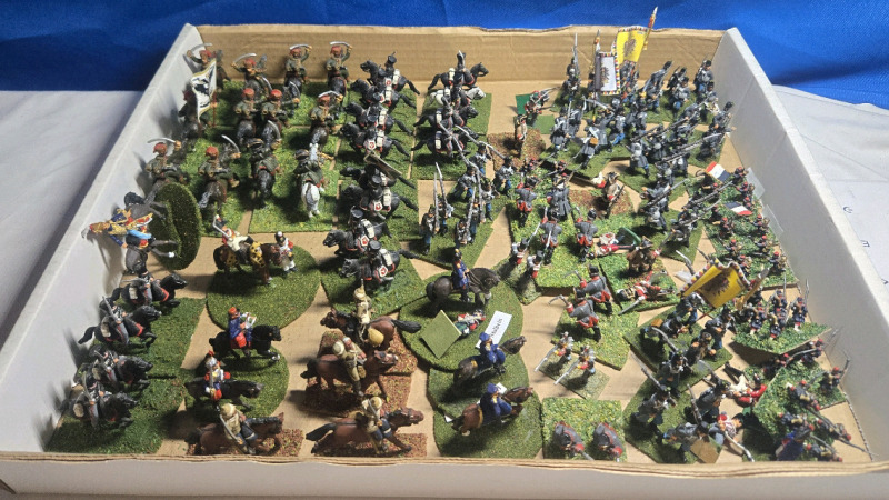 50+ Flats | Appears To Be Lead Horsemen & Infantry Labled As Pioniere, Von Stalhein, Hussars, Karolni Hussars & More! | Tallest Troop Measures ( 2" Tall )