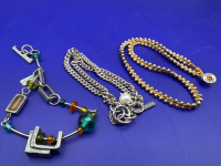 Signed designer Bracelets and Necklace