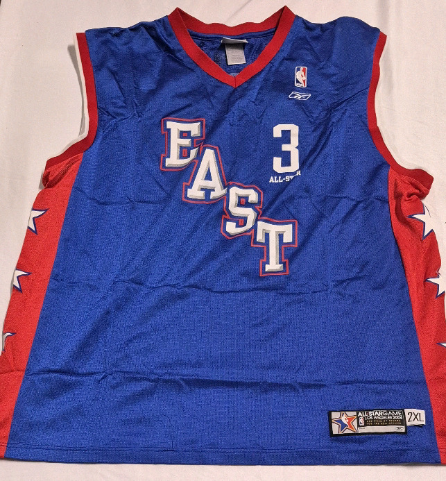 Reebok ALLEN IVERSON No 3 PHILADELPHIA 76ers 2004 All Star Game (2XL) Jersey