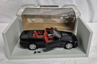 UT Models BMW M3 Cabriolet E36 Techno Violet Black With Red Interior Scale 1/18