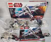 2010 LEGO Star Wars ARC-170 Starfighter Set w/Open Box & Sealed Bags . Never Started , Set # 8088 . Retired in 2012 . Includes 4 Sealed Bags , Instructions , Stickers & 4 Mini Figs