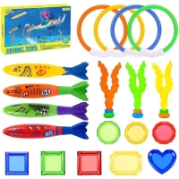 LET'S GO! Pool Toys for Kids. Age 3-12. 19 Pieces